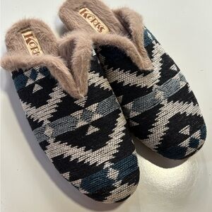Korks by Kork‎ Ease Nile Fuzz Lined Mule Slide Slipper